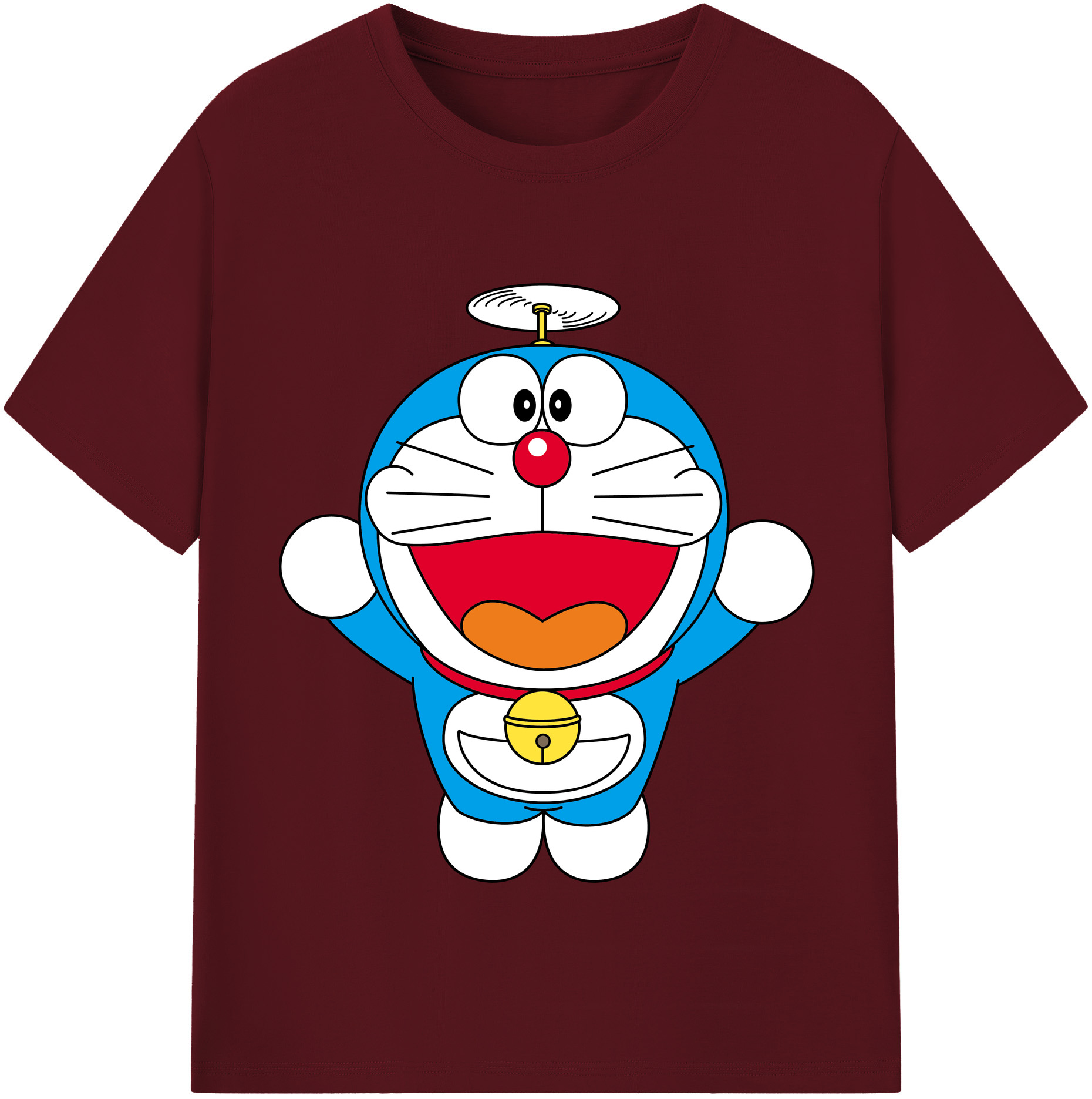 （画像用） ドラえもん Doraemon 綿100％半袖Tシャツ（フロントプリント）